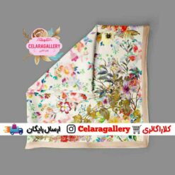 روسری ساتن پشت کرپ دوخت کلاراگالری